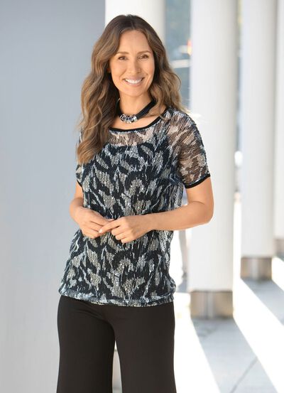 2-delat set med rund halsringning 