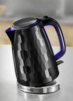 Russell Hobbs frukostserie Honeycomb i högglansig plast SVART