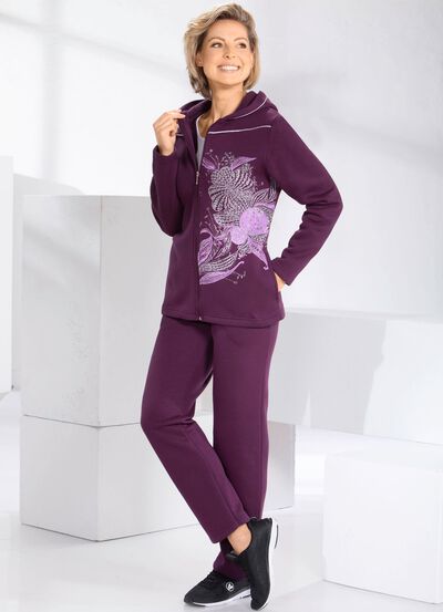 Fritidsdress med huva 