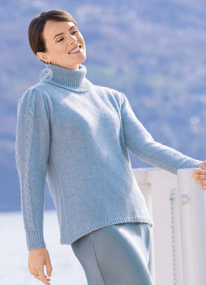 Tr&ouml;ja med alpackam&ouml;nster 