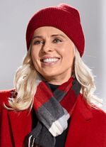 Trendig damhatt med bred manschett BORDEAUX