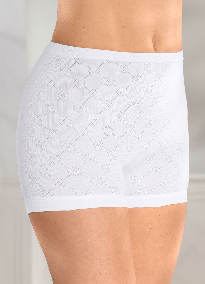 Fyrapack trosor med jacquardm&ouml;nster 