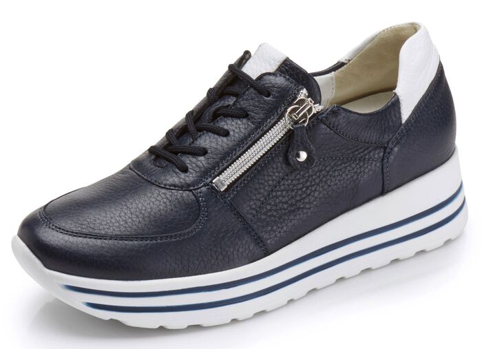 Waldl&auml;ufer, bekv&auml;ma damsneakers, bredd H, med uttagbar fotb&auml;dd MARIN