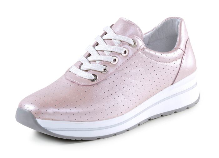 ELENA EDEN sneakers med dekorativa perforeringar P&Auml;RLROS&Eacute;