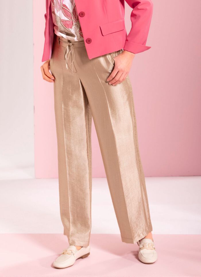 Byxor med elastisk midja 