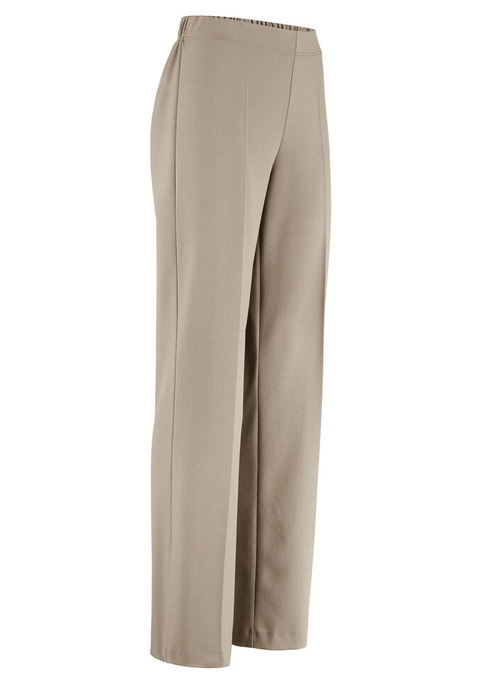 Snygga byxor med utsv&auml;ngda anklar SAND