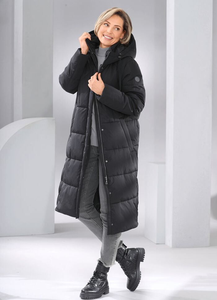 Dunkappa med fast huva 