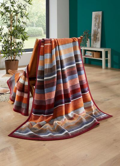 T&auml;cke med velourkant 