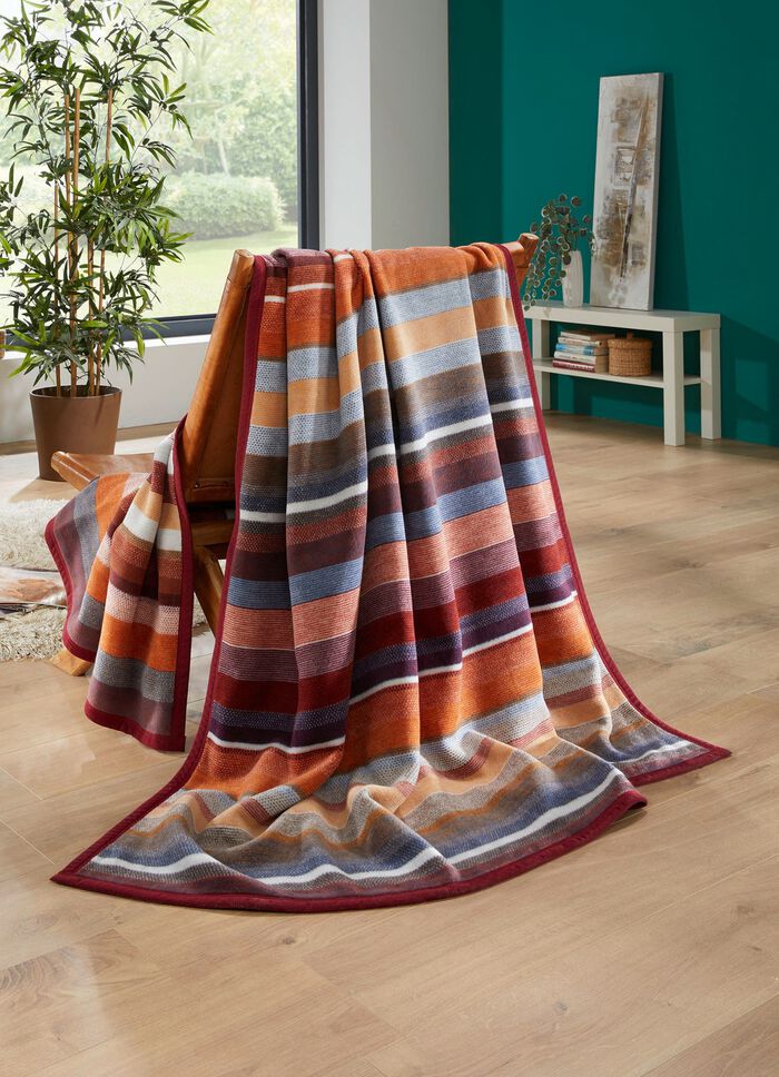 T&auml;cke med velourkant 