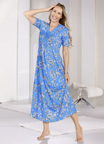 Nattlinne, ankellångt med generöst spetsmotiv 