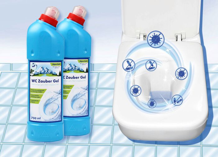 Captain Clean toalett magisk gel 2 stycken 