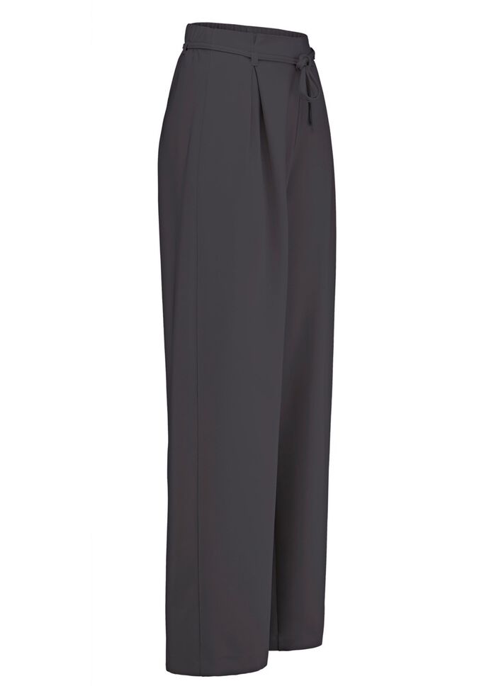 Byxor med veck ANTHRAZIT