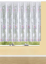 Blommig persienn med universalskena FLIEDER