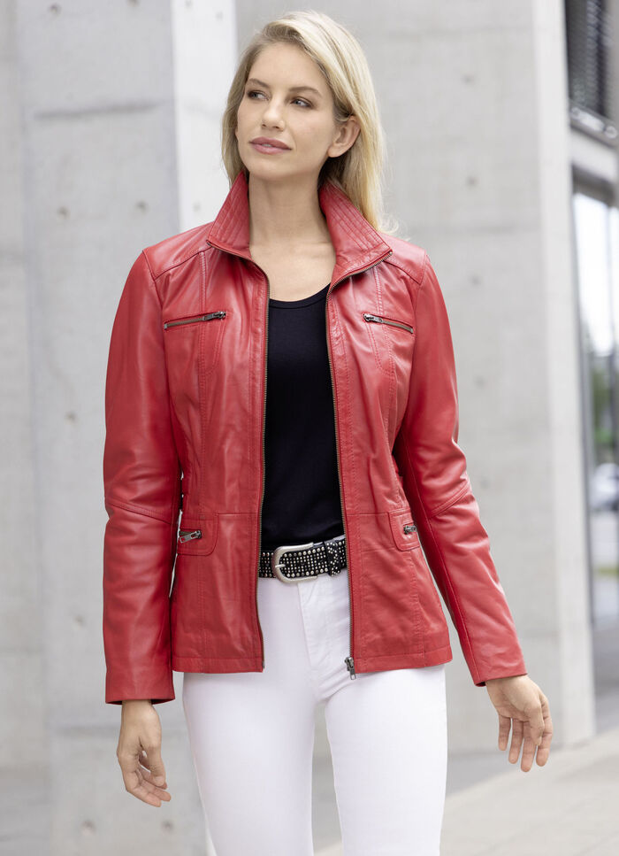 Kort skinnjacka fr&aring;n &ldquo;Caminari&rdquo; 