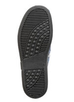 Tofflor med blommönster JEANS-ECRU