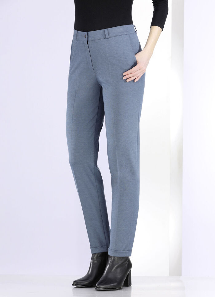 Byxor med resår i midjan baktill DENIM BLUE MELTER