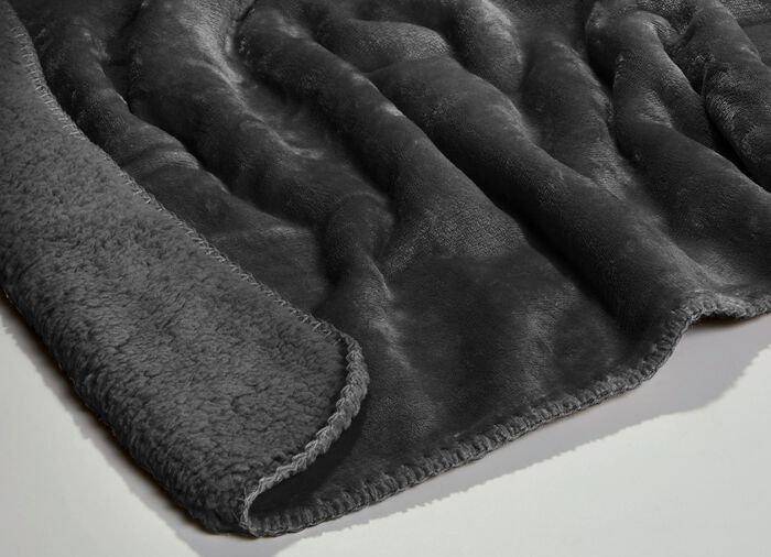 Supermysig filt i teddyfleece-kvalitet 