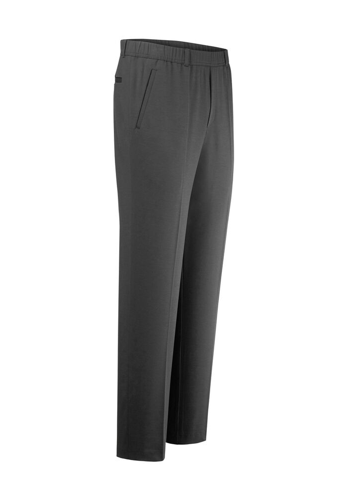 "Klaus Models" superstretch slip-on byxor i 4 färger MOELLD ANTRACIT