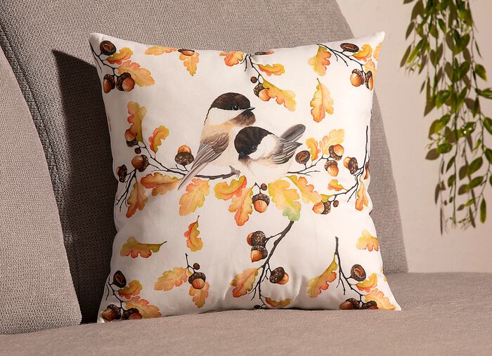 Kuddfodral i velourlook 