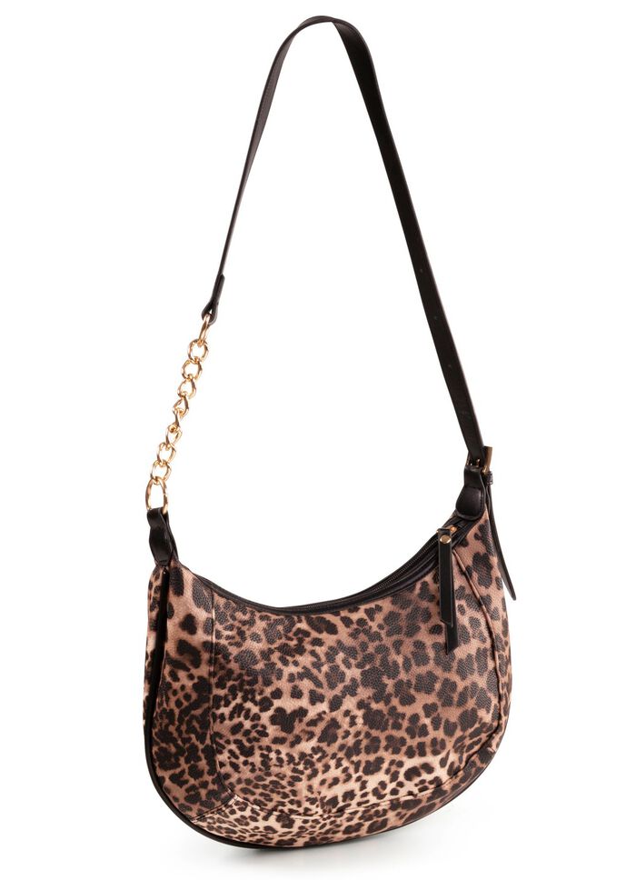 V&auml;ska, dam, med justerbar axelrem med kedjedetalj 