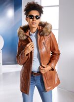 Skinnjacka med fuskp&auml;lskant 