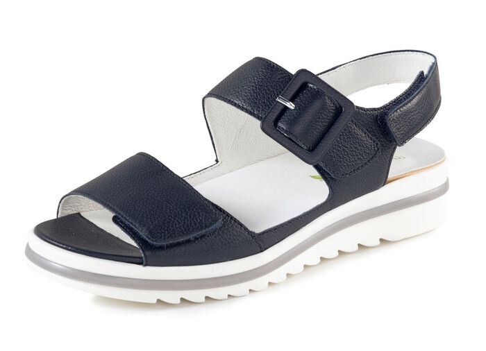 Ranger-sandal med dekorativt sp&auml;nne MARIN