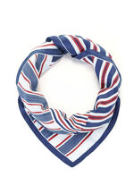 Halsduk med randig design 