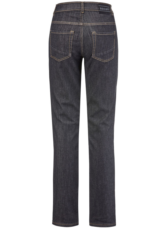 Magiska jeans med figurformande jeanssadel SVART