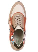 ELENA EDEN, eleganta damsneakers, vidd G, med uttagbar fotb&auml;dd TAUPE-BUNT