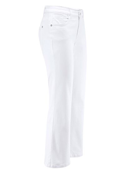 Magiska jeans med l&auml;tt utsv&auml;ngda ben 