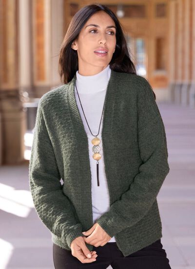 Kofta med heltäckande struktur 