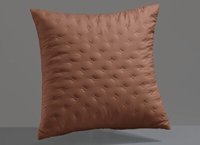 &Ouml;verkast med quiltning och bandkant 