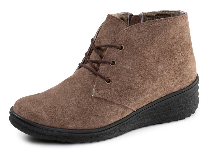 ELENA EDEN, fodrade damst&ouml;vlar, vinterskor, med lammskinn 