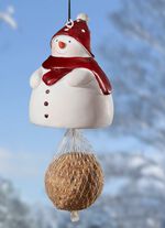 Fettbollsh&aring;llare "Snowman", gr&ouml;n halsduk 