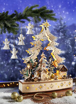 Vacker b&aring;ge av ljus 