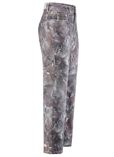 Vackert m&ouml;nstrade byxor 