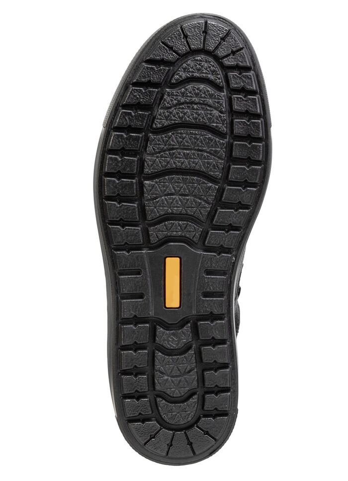 GINO GALANTE snörsko av nubuckläder med kontrasterande detaljer SVART