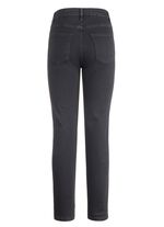 Jeans med handm&aring;lade blommotiv 