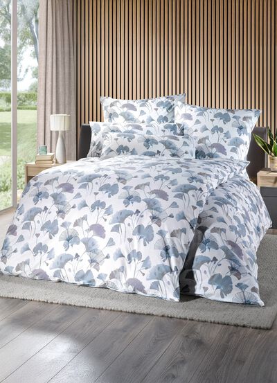 S&auml;ngkl&auml;desset med ginkgobladmotiv 