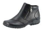 Rieker bootie med dekorativ quiltning, 