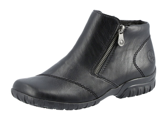 Rieker bootie med dekorativ quiltning, 