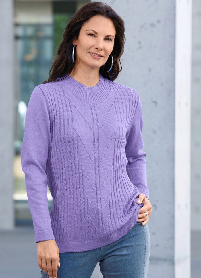 Tr&ouml;ja i obearbetad ull LILA