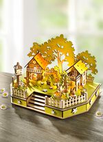 Batteridriven speldosa med belysning 