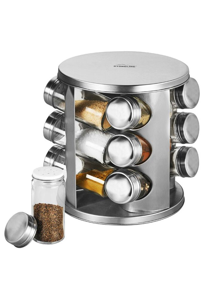 Kryddhylla fr&aring;n Stoneline i rostfritt st&aring;l 