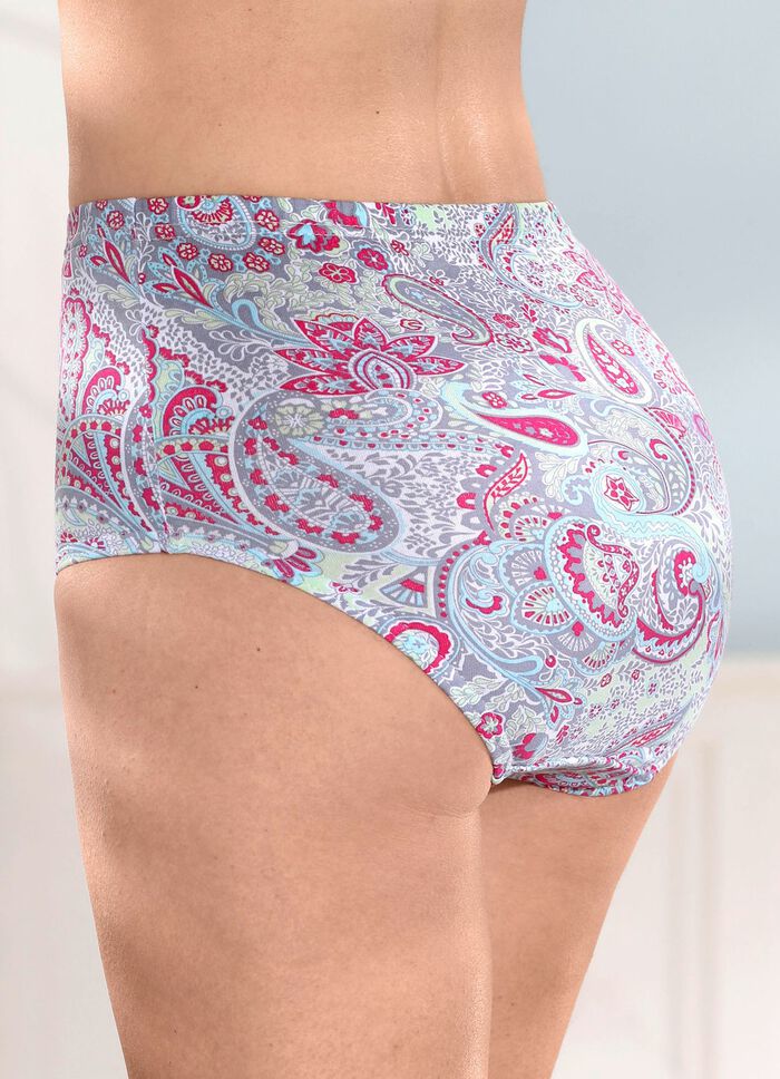 Fempack trosor med paisleym&ouml;nster 