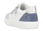 Remonte sneakers gjorda av nappa och mocka med metallic kant, 