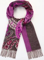 Halsduk med paisleym&ouml;nster 