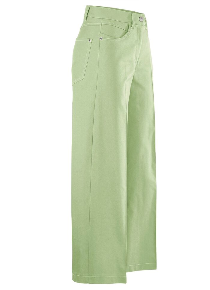 Culottes med trendiga vida ben 