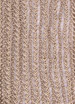 Tr&ouml;ja av elegant, gl&auml;nsande bandgarn SAND BEIGE