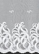 Blomsterf&ouml;nstergardin med universellt skenband 